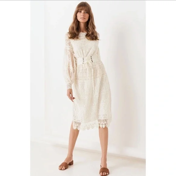 NWT SPELL Dawn Lace Belted Mini Dress - threedaughtersproperties.com NWT SPELL Dawn Lace Belted Mini Dress - threedaughtersproperties.com